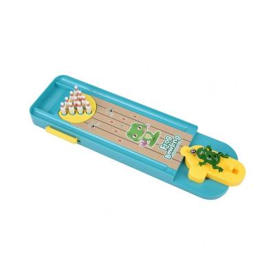 China Mini Frog Bowling Game Table Plastic Mini Bowling Game Desk Top for sale