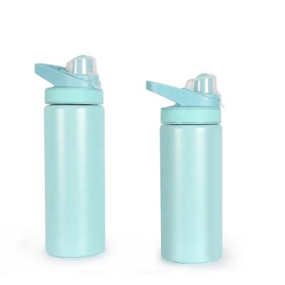 China 600ml hot sale good quality metal thermo bottle PORTABLE double wall stainless steel vacuum outdoor sports water bottle with lid for sale