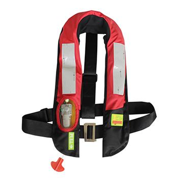 China Hot Selling 150N Oxford Cloth PFD Reflective Automobile/Manual Inflatable Life Vest Life Jacket For Adults for sale