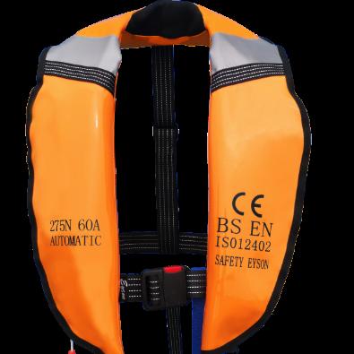 China Oxford Cloth Eyson Custom Inflatable Marine Rescue Life Jackets for sale