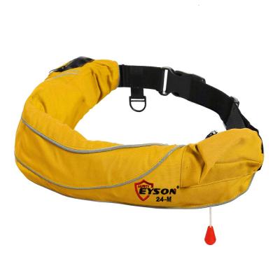 China Oxford Cloth 110N Manual/Automatic Inflatable Life Jacket Vest Life Beacon Belt Pack For Fishing for sale