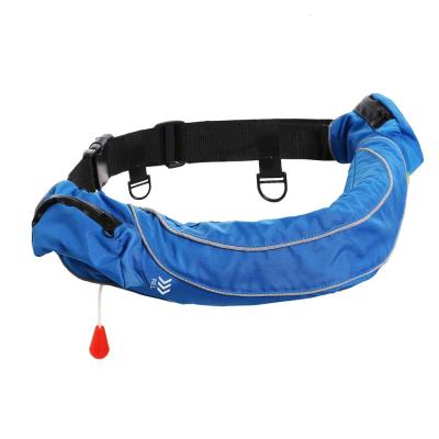 China Oxford Cloth Ring Buoy Life Belt Pack PFD Eyson Inflatable Life Jacket Vest Life For Water Safety for sale