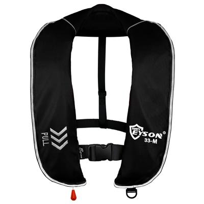 China Automatic Oxford Cloth CE 150N Boat Life Vest Inflatable Life Vest For Marine Work for sale