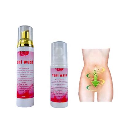 China Hot Sale Foam Feminine Hygiene Spray Wash Foam Lotion Tightening Care and pH Balance Woman Wellness Vaginal Cleansing for sale