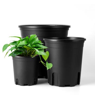 China Wholesale Flower Pots Planter Pot Garden Plant Cheap Small Size Plastic Pots Durable Material For Nursery for sale