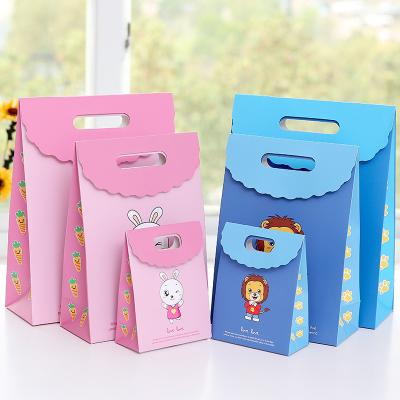 China Factory Direct Recycled Materials Wholesale Ready To Ship Thank You Wholesale Custom Gift Bags Small Gift Paper Bag Gift Bags for sale