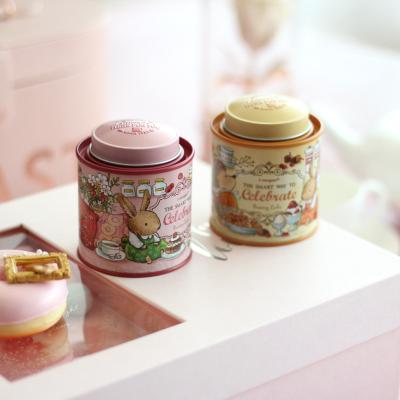 China Recyclable Bespoke Empty Airtight Tinplate Metal Round Praline Tin Box for sale