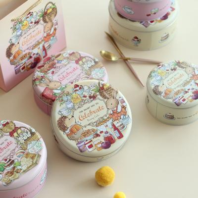 China 2020 Newest Good Quality Good Price Round Gift Tin Box Recyclable for sale