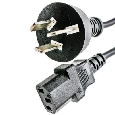 China Home Appliance Argentina 3 Pin Plug Into IEC C13 Computer Power Cord for sale