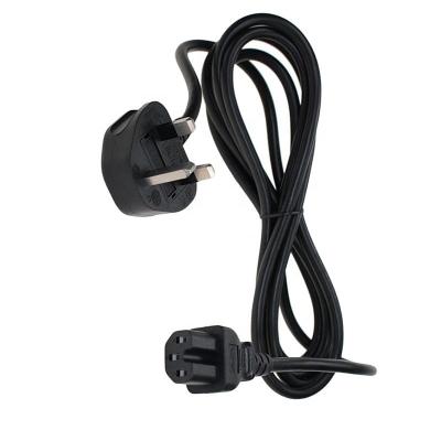 China BS1363 Home Appliance Plug to IEC C15 UK Power Cord for sale