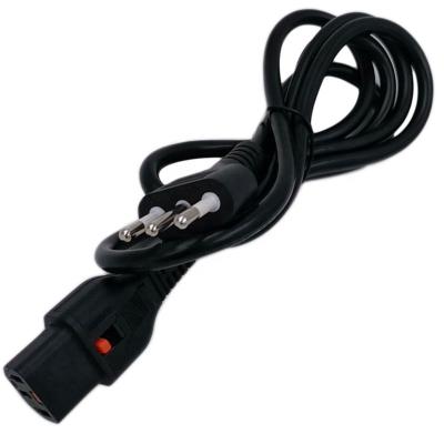 China COMPUTER Anti-rejection IEC C13 With Italy Plug Computer Power Cord for sale