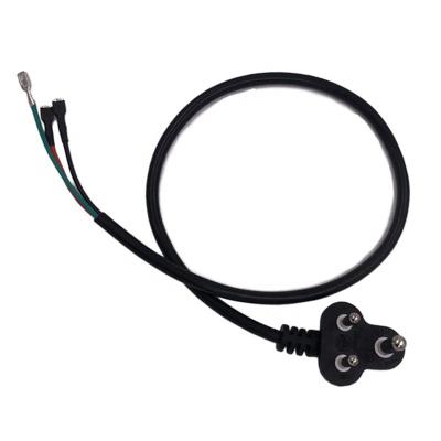 China Home Appliance BIS Certificated Indian Power Cord With Terminals for sale