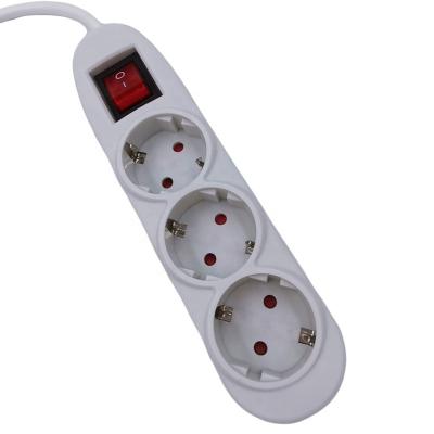 China 3 Outlet Schuko Power Strip With Switch Lvi204271120 for sale