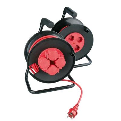 China Industrial Equipment Schuko Plug In EU Retractable Cable Reel for sale