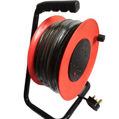 China Industrial Equipment UK 4 Outlet Plug Extension Cable Reel for sale