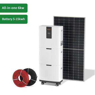 China Onesun New Design All-in-One Solar Systems Home Paneles Solar Inverter Kit Complete Set for Home for sale