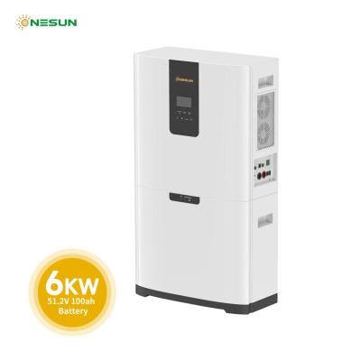 China Onesun Wholesale All in One Solar Power System All in One Inverter Hybrid Solar Power System SUNIZE WSA 6KW-51.2V100AH for sale