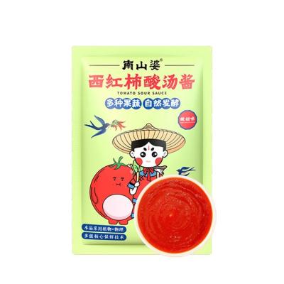 China NANSHANPO the instant red sour soup tomato sauce package 6972439823014 fine grade soup base for sale