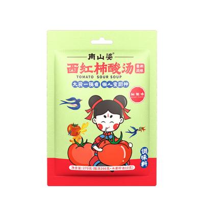 China NANSHANPO Instant Tomato Soup Large Pot Soup Pot Base Quality Hot Tomato Puree Soup 6972439823267 for sale