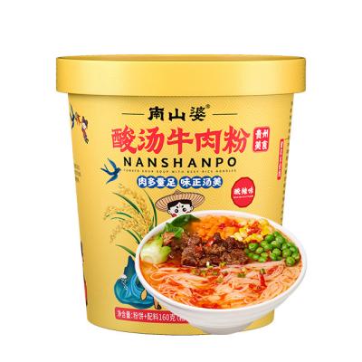 China NANSHANPO Bowl Type Low Calorie Instant Noodle Food Ramen Free Sample Chinese Instant Noodles for sale