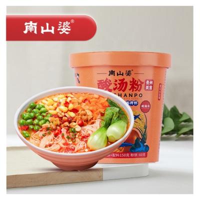 China NANSHANPO Natural Artificial Spicy Flavor Cup Instant Noodles Cups Delicious Taste Noodle for sale