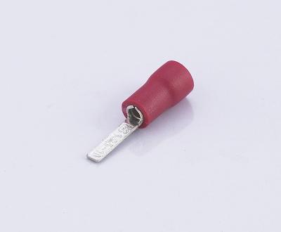 China PVC Copper Insulated Copper Blade Crimp Terminal Electrical Blue Connector Insulated Terminal for sale