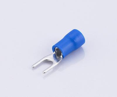 China Copper Electrical Insulated Shovel Fork Hook Copper Insulated Connecting Terminal Insulated Terminal for sale