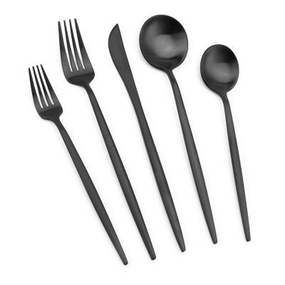 China 18/10 Sustainable Hot Selling Stainless Steel Steak Knife Spoon And Fork Cutlery Set for sale