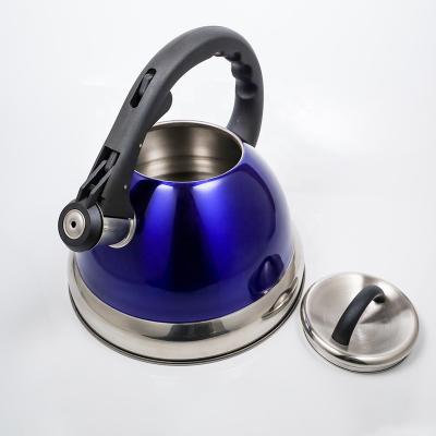 China Selling Viable Whistling Kettle Stainless Steel Safety Lid Spout Whistling Hot Tea Kettle for sale