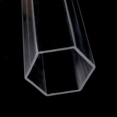 China Antique hot sale led light acrylic transparent hexagonal lampshade plastic lampshade lamp cover for sale