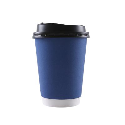 China Wholesale Custom 8oz/10oz/12oz/14oz/16oz/22oz High Quality Biodegradable Double Wall Coffee Tea Milk Cups for sale