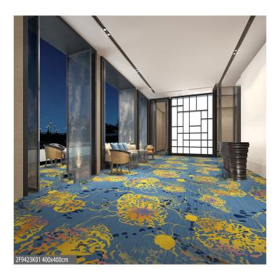 China Stain Resistant Wall To Wall Axminster Hotel Guest Room Hallway Hotel Blanket Banquet Carpet Room Rug for sale