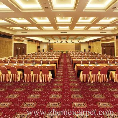 China Beautiful 80% Wool 20% Nylon Yarn Anti-Fire Attractive Auditorium Covering Carpet for sale