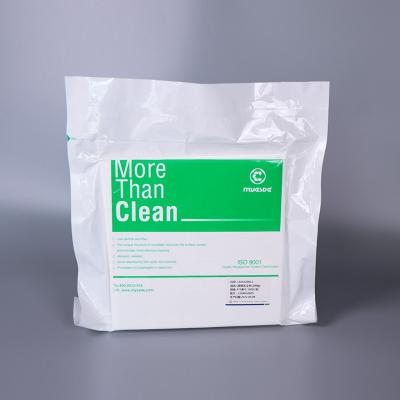 China De laser sneed Klasse 100 Microfiber-Cleanroom 6 Duim 230Gsm 100pcs afvegen het Auto Schoonmaken afveegt Te koop