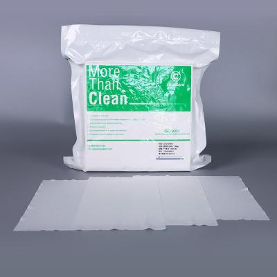 Chine Les chiffons de Microfiber de Cleanroom de 9 pouces 110gsm tricotent les chiffons propres d'écran à vendre