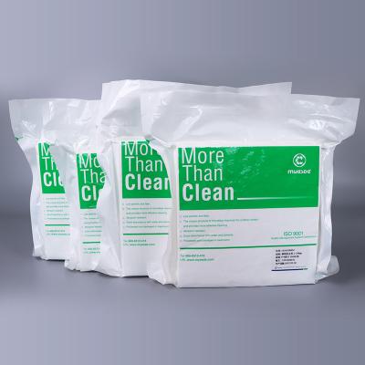 China 4x4 duimcleanroom Microfiber veegt 180Gsm-Klasse 1000 de Beschikbare af Zakken van Rags For Cleaning 400Pcs Te koop