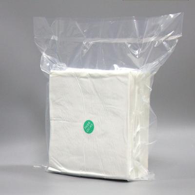 China Cleanroom-Reinigungswischer 100% Microfiber Polyester 6*6 100pcs 110g Wegwerfelektronischer zu verkaufen