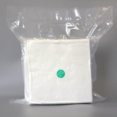 China staubfreier Bemcot Cleanroom-Reinigungswischer-Polyester Microfiber-Wischer 6*6 100pcs 110g für die Cleanroom-Anwendung zu verkaufen