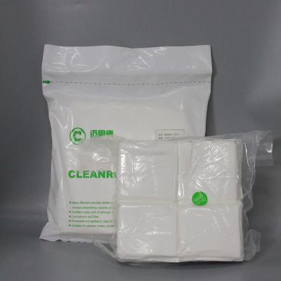 Chine classe 100 de 12*12inch 100pcs 175g 100% plus bas essuie-glace de Cleanroom de particules de polyester pour l'industrie électronique à vendre