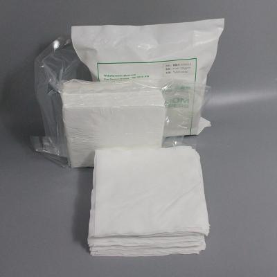 China saugfähiger 195 G/Gsm Microfiber Cleanroom-Wischer 4Inch in hohem Grade für elektronische Werkstatt zu verkaufen