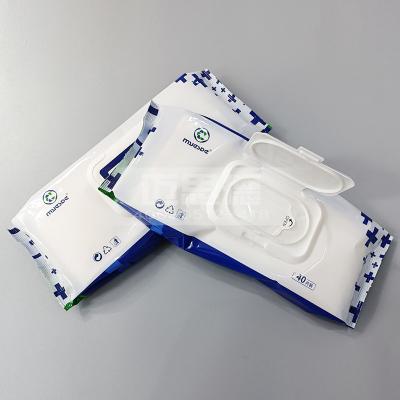 China De Pre Nat gemaakte Wisserverbinding voor alle doeleinden beschermt Keuken die Natte Weefsel80pcs OEM Leverancier schoonmaken Te koop