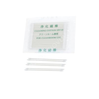 China Industrielles steriles Polyester gesponnene Kundenbezogenheits-Papier-Stamm-Baumwollknospen des Putzlappen-25pcs zu verkaufen