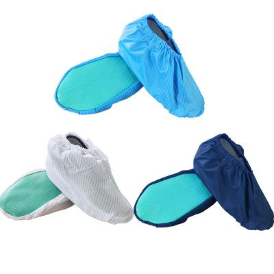 China White Blue Waterproof Reusable Anti Skip Antistatic Anti Static Shoe Covers zu verkaufen