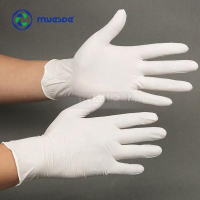 중국 White Superior Cleanroom Nitrile Gloves Class 100/ISO 5 판매용