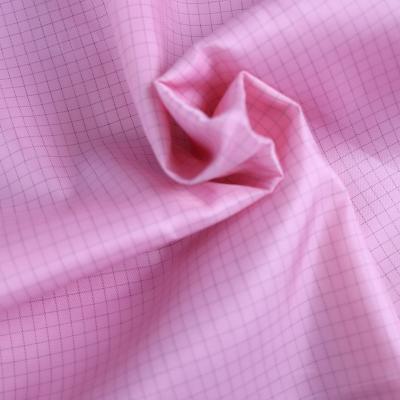 China 150D antistatic esd fabrics with 2.5mm Grid for Electronics and Pharmaceutical Industries for sale