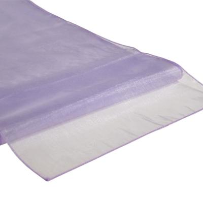 China Cheap White Stripe Table Runners Wedding Baby Blue Organza Table Runners New Year Table Runner for sale