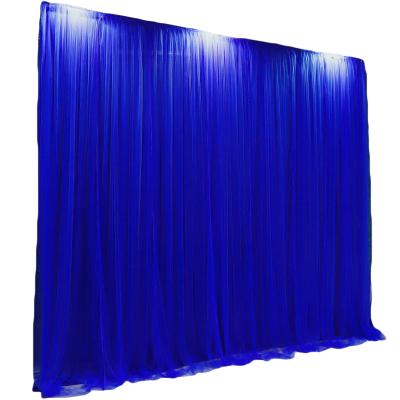 China Hot Sale Polyester Wedding Party Satin Drape Backdrop Fabric Curtain Backdrop For Event Party for sale