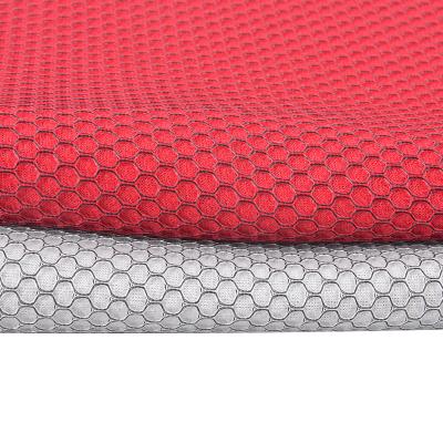 China Memory Sandwich 3d Air Mesh Fabric For Mattress Honeycomb 3d Washable Air Mesh Fabric for sale