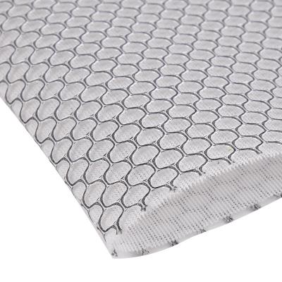 China Memory 3d Mesh Spacer Fabric Breathable Sandwich Mesh Fabric For Mattress Warp Soft Knitting Air Mesh Fabric for sale