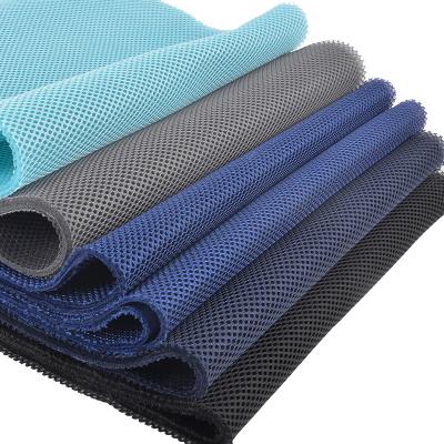 China Wholesale Medium Memory Weight Sandwich Mesh 3D Spacer Polyester Air Mesh Fabric For Sports Shoes for sale